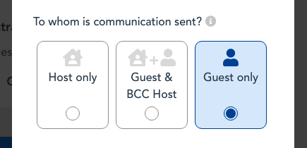 Editing Communication Mode