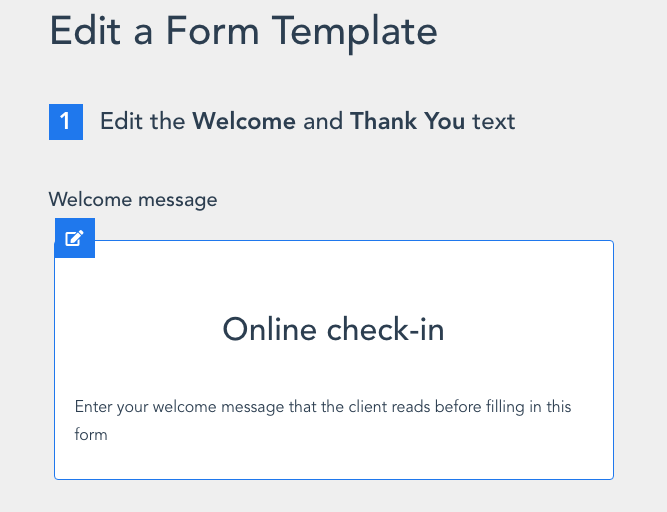 Hover Over Welcome Message